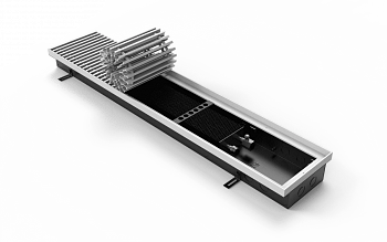 Конвектор Vitron с естественной конвекцией без вентилятора (глубина 110мм, ширина 260мм, длина 2500м